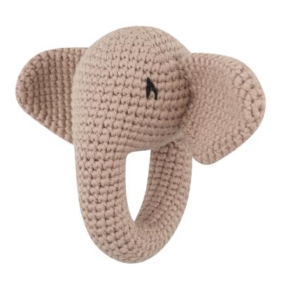 China BPA Free New Design Handmade Armor 1 PC Elephant Armor Baby Toy Baby Rattle For Baby Animal Gift for sale