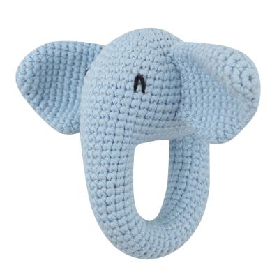 China BPA Free New Design Handmade Armor 1 PC Elephant Armor Baby Toy Baby Rattle For Baby Animal Gift for sale