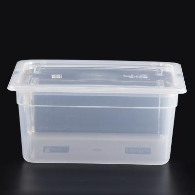 China Rectangular Freshness Storage Container Food Storage Container PP Square White Square Plastic Bins Rectangle Clear Cardboard for sale