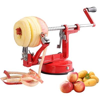 China Multi-Function Viable Viable Slicer Hole Puncher Metal Manual Potato Pear Pear Zinc Alloy Manual Grater for Photato Chips Apples for sale