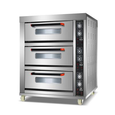 China Baking Platform Oven For Commercial Kitchen Baking Tray Digital Panel Bread Cake Baking Appliances 2 Economic Economic for sale