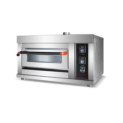 China Single Pizza Oven Commercial Baking Equipment Oven With Steam Oven Gas Bread Platform Economic Bakery Gas Single Pizza Oven Commercial Baking Equipment for sale