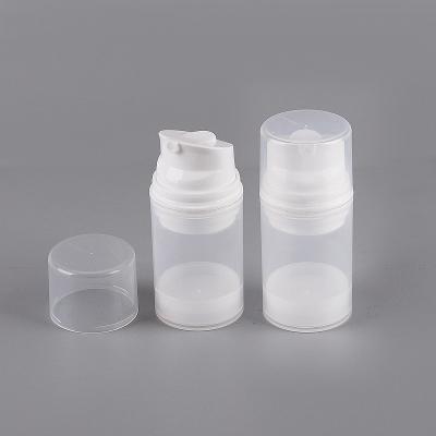 China Wholesale 30ml 50ml 80ml 100ml Personal Care Plastic Cosmetic Dispenser Cylinder Bottle Clear Lotion Packing Airless Bottles for sale