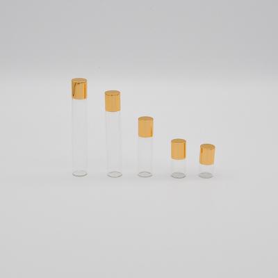 China Personal Care Cosmetic Convenient Round And Transparent Roller Bottles For Essential Oils for sale