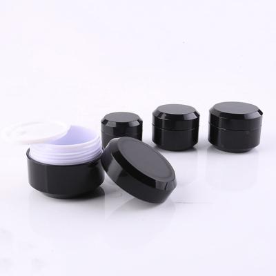 China Wholesale High Quality Round Shaped Cosmetic Elegant Empty Cream Container Plastic Jar for sale