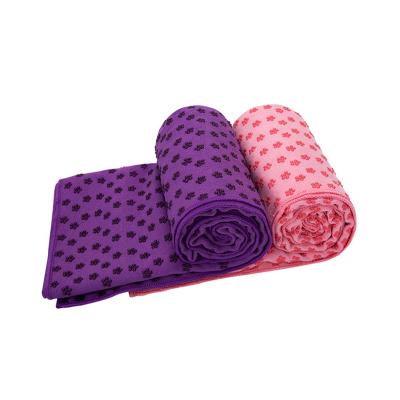 China The Perfect Yoga Towel Child Safe Super Soft Sweat Absorbent Non-Slip Fitness Gym Yoga Towels for sale