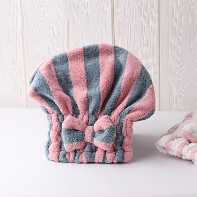 China QUICK DRY Microfiber Hair Drying Towel Turban Quick Towel For Drying Hair Bath Shower Head Absorbent Towel for sale