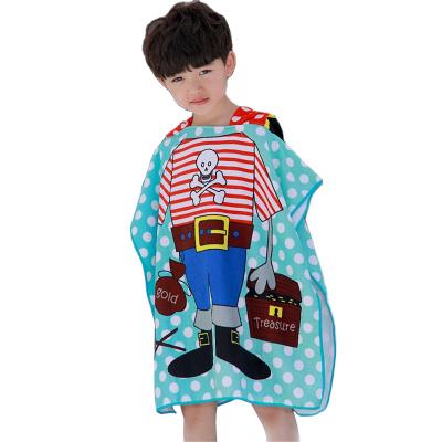 China High Quality Child Safe Digital Printed Reactive Printed Beach Towel For Kids Poncho Towel for sale