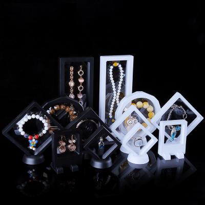 China Floating Square Form Crystal Jewelry Box Display Floating Jewelry for sale