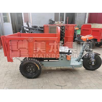 China High Durability Electric Truck Construction Site Trolley Farm Trucks Small Ash Bucket In Lift Tricycle Pull Bricks Components for sale