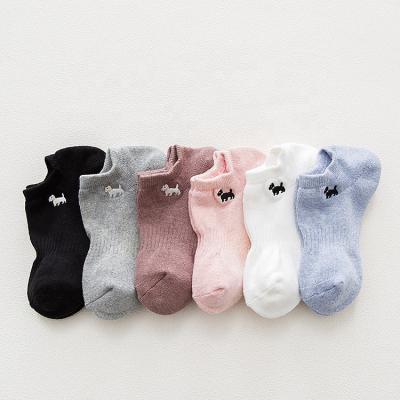 China Wholesale Embroidered Tote Dog 12pcs China Factory Antibacterial Cartoon Ankle Socks for sale