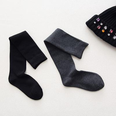 China Women Antibacterial Comfortable Slouchy Knee High Cotton Socks Design Fashion Socks for sale