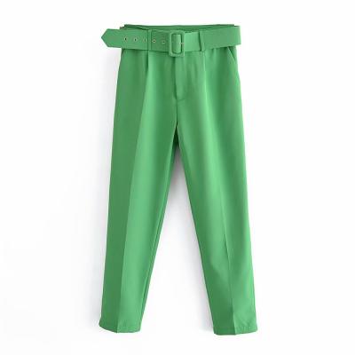 China Anti-Wrinkle Factory Supply Ladies Office Harlan Pants Trousers Loose Pant For Ladies for sale