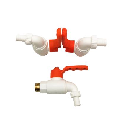 China Pipe System Hot Sale PPR Faucet Bibcock PPR Ball Valve Pipe Fitting 1/2