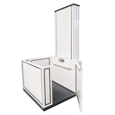 China Building Material Stores Handicap Wheelchair Electric Vertical Hydraulic Platform Lift for sale