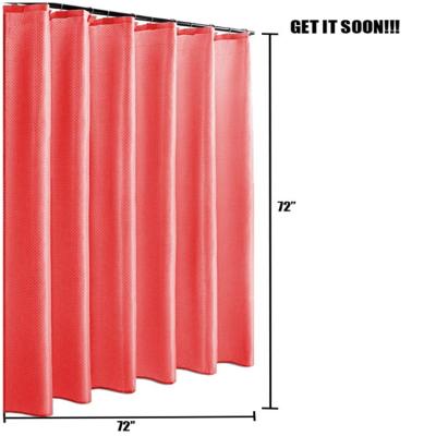 China 72x72 Heavy Duty Waterproof Bathroom Curtainl Wholesale Shower Curtain Cloth Fabric Shower Curtain Durable Waterproof 72x72 for sale