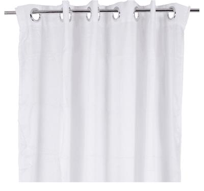 China Hookless Sustainable White Shower Curtain Hookless Printing Shower Curtain 72