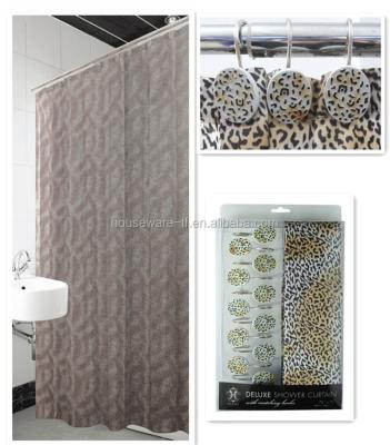 China Sustainable Eco-Friend New And Fashion Design Items Shower Curtains Waterproof for sale