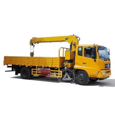 China CRANE China Dongfeng 4x2 Light 5 Ton Truck Mounted Crane Car Lift 5 Ton Truck Mounted Crane for sale