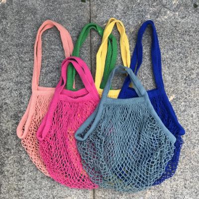 China Managed Shopping Mesh Produce Cotton Bag Reusable with Private Label for sale