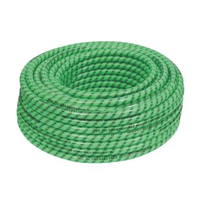 China Soft Irrigation Agricultural Green PVC Braided Soft Water Hose for sale