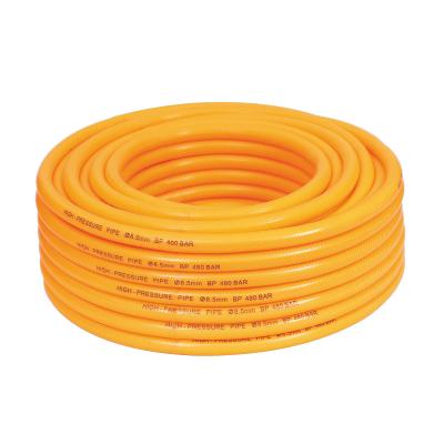 China Soft Five Layers PVC Reinforced Fiber High Pressure Spray Hose Huyue for sale