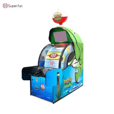 China Wooden+Metal+Acrylic Funny Fish Wheel Kids Arcade Lottery Game Machine Redemption Game Spinning Machine for sale