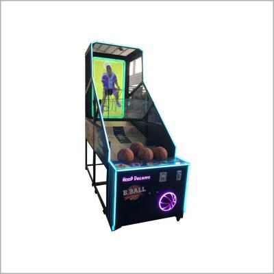 China New Metal+wooden+acrylic Street Shooting Basketball Arcade Game Machine With High Quality Deluxe Indoor Adult Video for sale