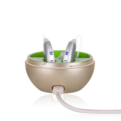 China Connect To Phone Cycle Charging Digital Sound Amplifier Adjustable Open Fit Hearing Aids For The Deaf for sale