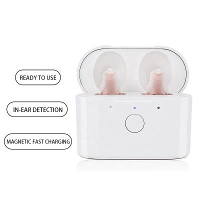 China Mini Hearing Ear Amplifier Aid Rechargeable Hearing Aids Help For Older C400 In Ear Porcelain Hearing Aids for sale