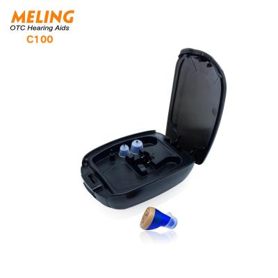 China Rechargeable Pocket Hearing Amplifier Case for Moderately ITE Hearing Loss Rechargeable Hearing Aid Battery for sale