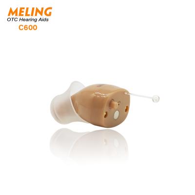 China C600 Invisible Deaf Hearing Aids Elderly Sound Amplifier Ear Amplifier Hearing Aids For Deaf People for sale