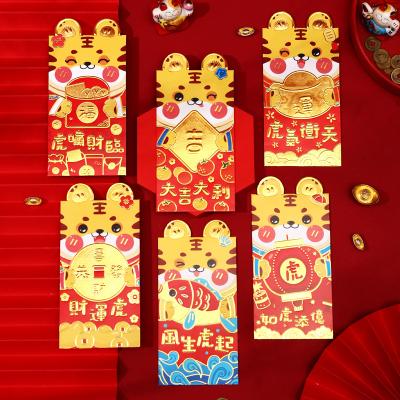 China Eco-friendly Custom Chinese Chinese New Year Bag Red Packet New Year Bag Hongbao Red Envelope Chinese New Year for sale