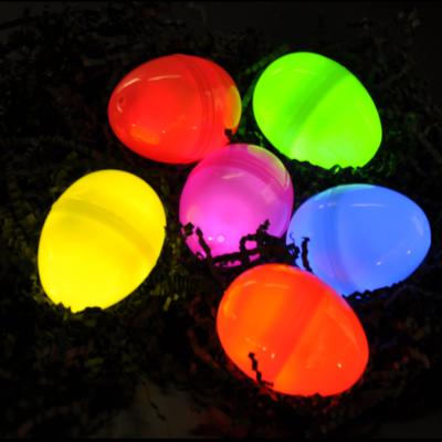 China Popular Cute Battery Decorative Light Desktop Party LED Easter Eggs Colorful Glowing Baby Kids Children Bedroom Light Decoration for sale