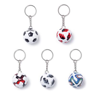 China Souvenir Gifts Wholesale Custom Mini Football Pendant Bag World Cup Key Chain Pendant Souvenirs For Boys Fans Birthday Gifts Rubber Key Chain for sale