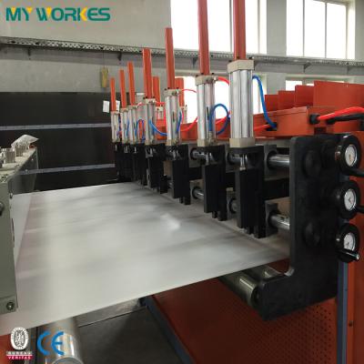 China Plastic Sheet Polycarbonate Cavity Roofing Sheet Extrusion Making Machine Production Line for sale