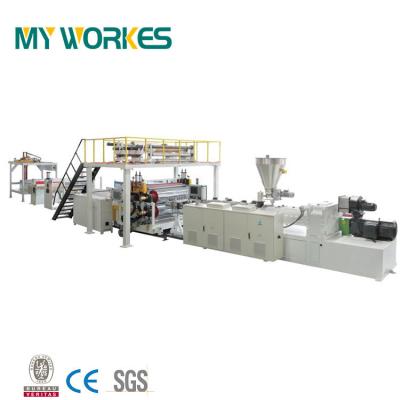 China PC Hollow Polycarbonate Sheet Production Line Extrusion Sheet Making Machine for sale