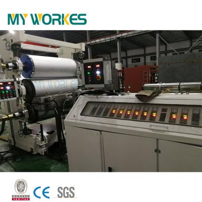 China PP/PE sheet embossed plastic extruder sheet line maquinaria making machine mashinery for plastic materials for sale