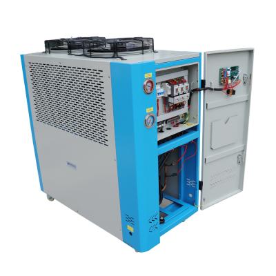 China Factory 3HP - 8HP Industrial Air Cooled Chiller For Extruder Fan Injection Molding à venda