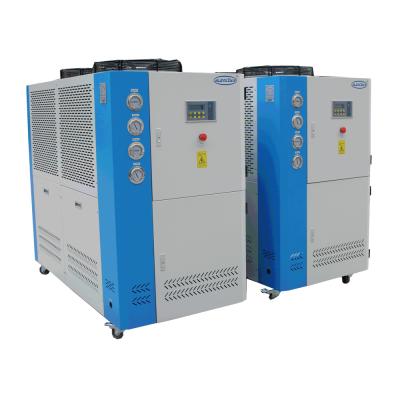 China Industrial Water Chiller Factory Price Copper Tube Coil Evaportar Air Cooled Industrial Water Chiller à venda