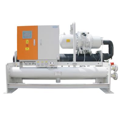 China Building Material Stores Low Temperature Screw Glycol Water Cooled Chiller for sale