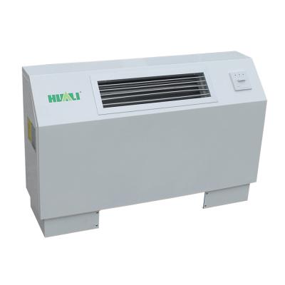 China Hotels HUALI Brand Floor Standing Mounted Fan Coil Unit For HVAC System With Thermostat Controller for sale