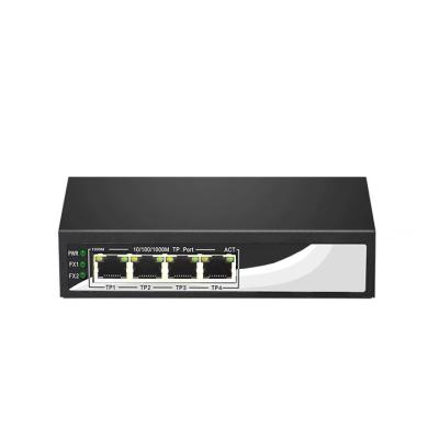 China Netwok 4 Port Factory Price Gigabit Ethernet Layer 2 Controlled Network Switch for sale