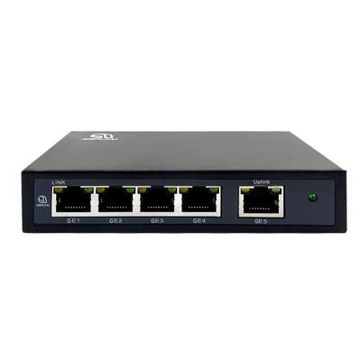 China Netwok 5 Port Factory Price Gigabit Ethernet Layer 2 Controlled Network Switch for sale