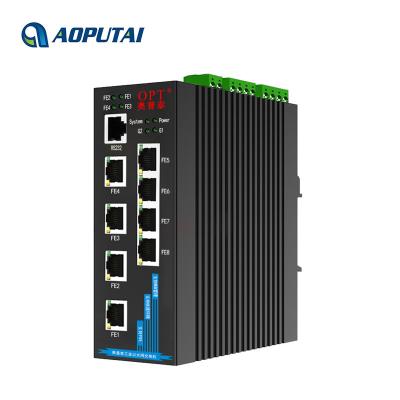 China Industry Network Industrial Grade Managed 8 100M 2 Gigabit Base-TX RJ45 Port Ethernet SFP Port Network Switch for sale