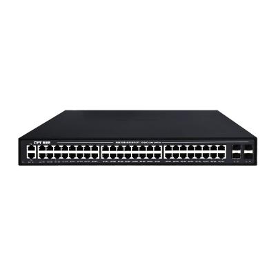 China LACP 4*10G SFP+ 48*Gigabit Layer 3 Bandwidth 4G Customized Managed Optical Network Switch For PC CCTV Camera for sale