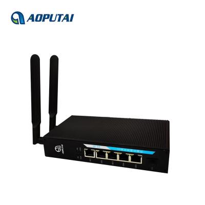 China 6 Gigabit Industrial Port 802.11 300Mbps 4G Industrial Router For Security Energy Financial Sector for sale