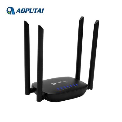 China 4g Gigabit Port 5dBi Dual Band Antennas 4g Sim Card LTE Wireless Cpe AC1200 Wifi Router for sale