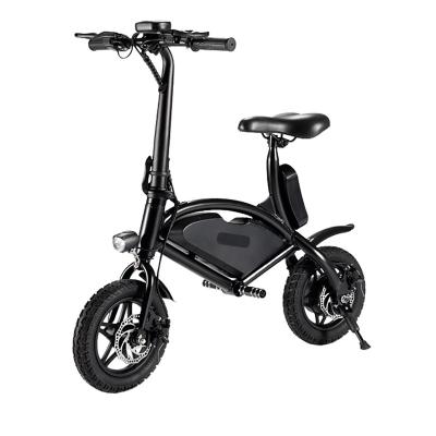 China Aluminum Alloy Manufacturer Selling Electric Bicycle Adult Two Wheel Folding 12 Inch Electric Moped Electric Scooter for sale