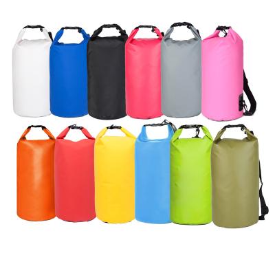 China Environmental Protection PVC Mesh Fabric Dive Custom Bucket Casual Outdoor Drifting Waterproof Bags for sale